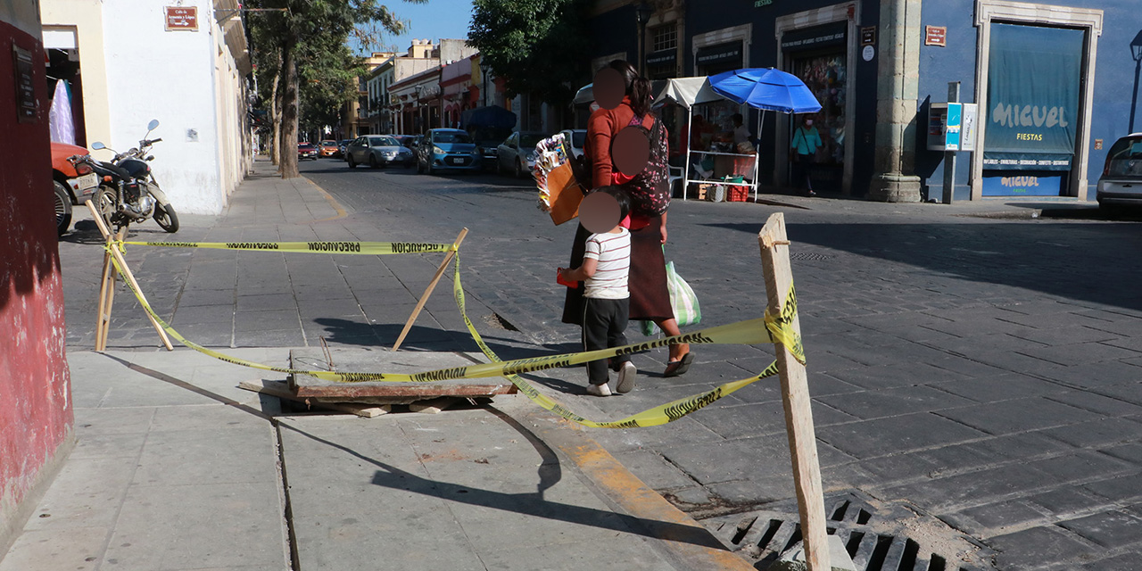 Registros y tapas en mal estado, un mal constante de las calles de Oaxaca | El Imparcial de Oaxaca