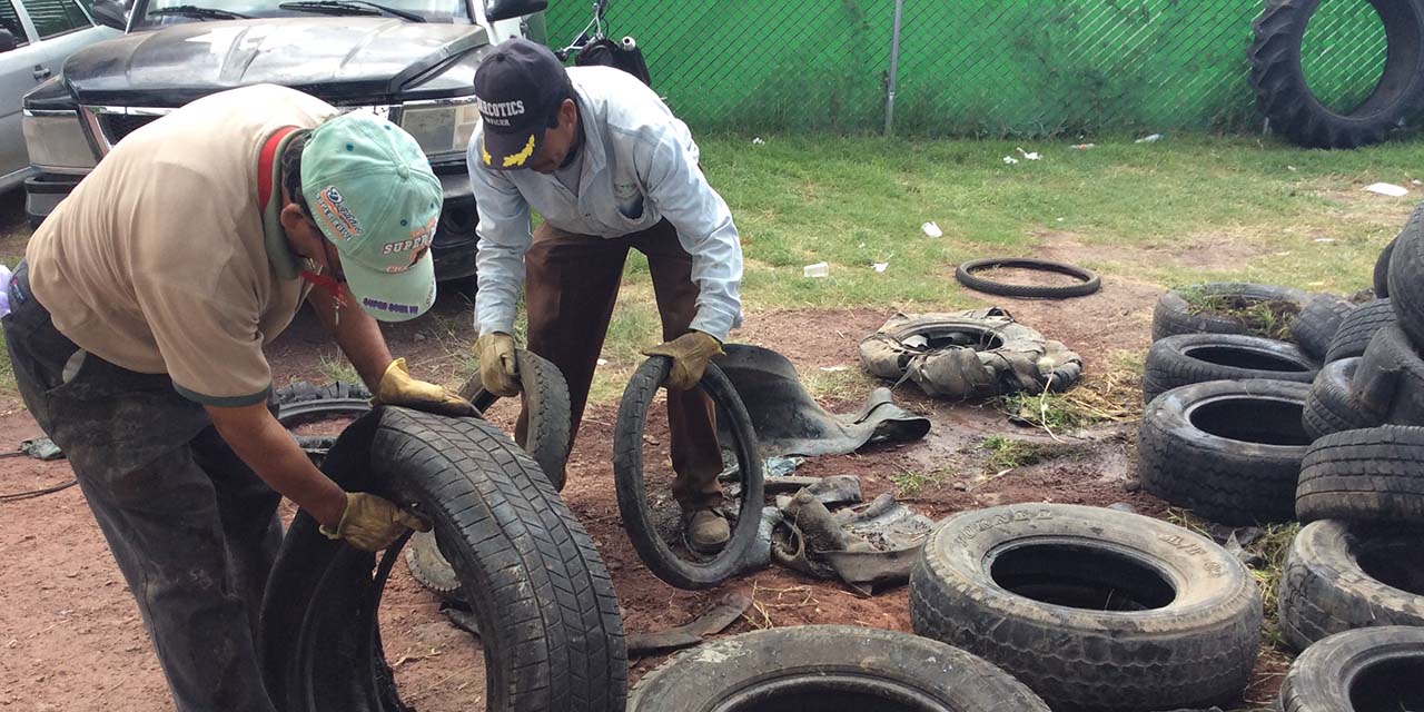 Reciclan llantas para evitar Dengue, Zika y Chikungunya en municipios de la Costa | El Imparcial de Oaxaca