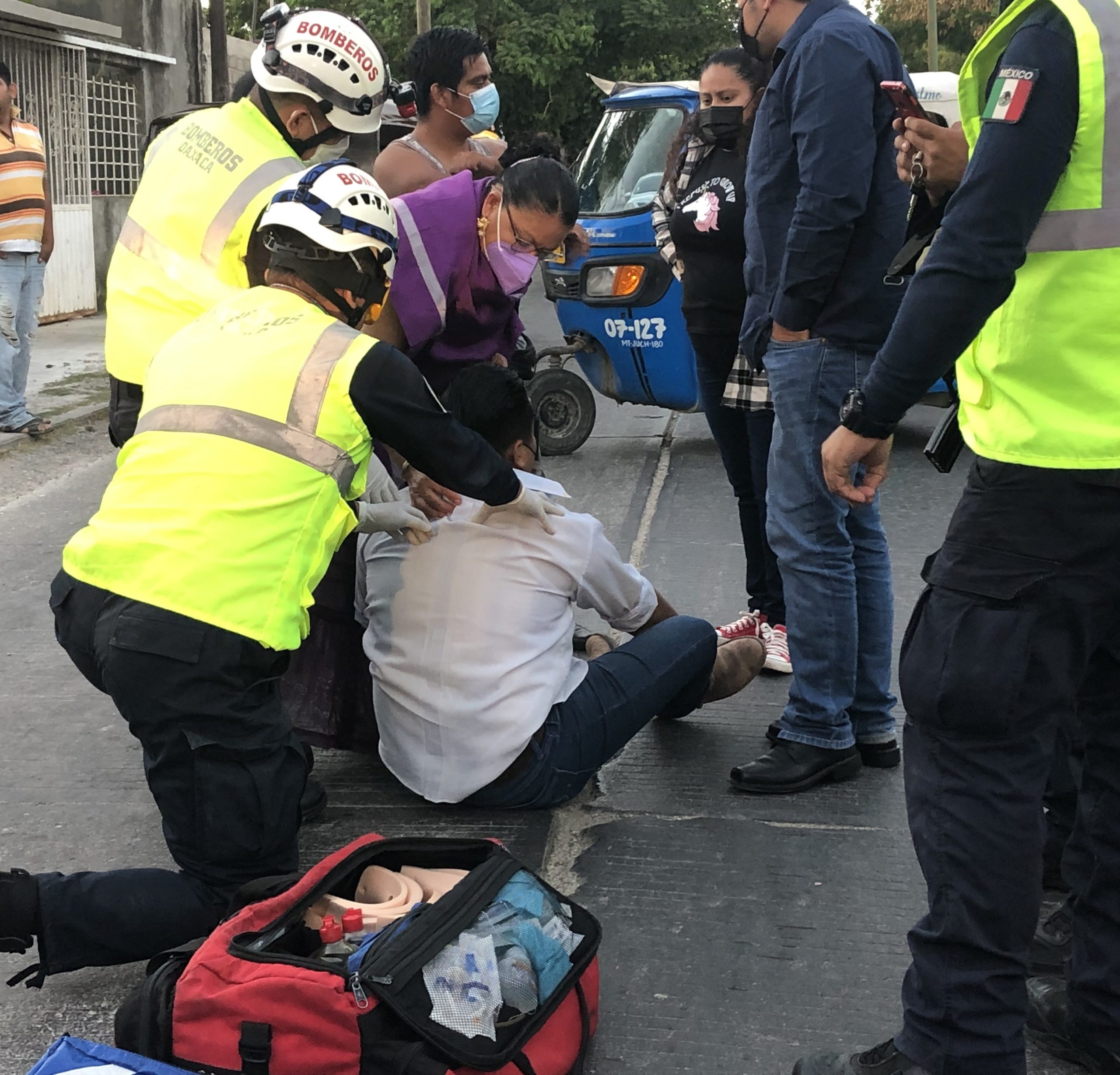 Derrapa un motociclista | El Imparcial de Oaxaca