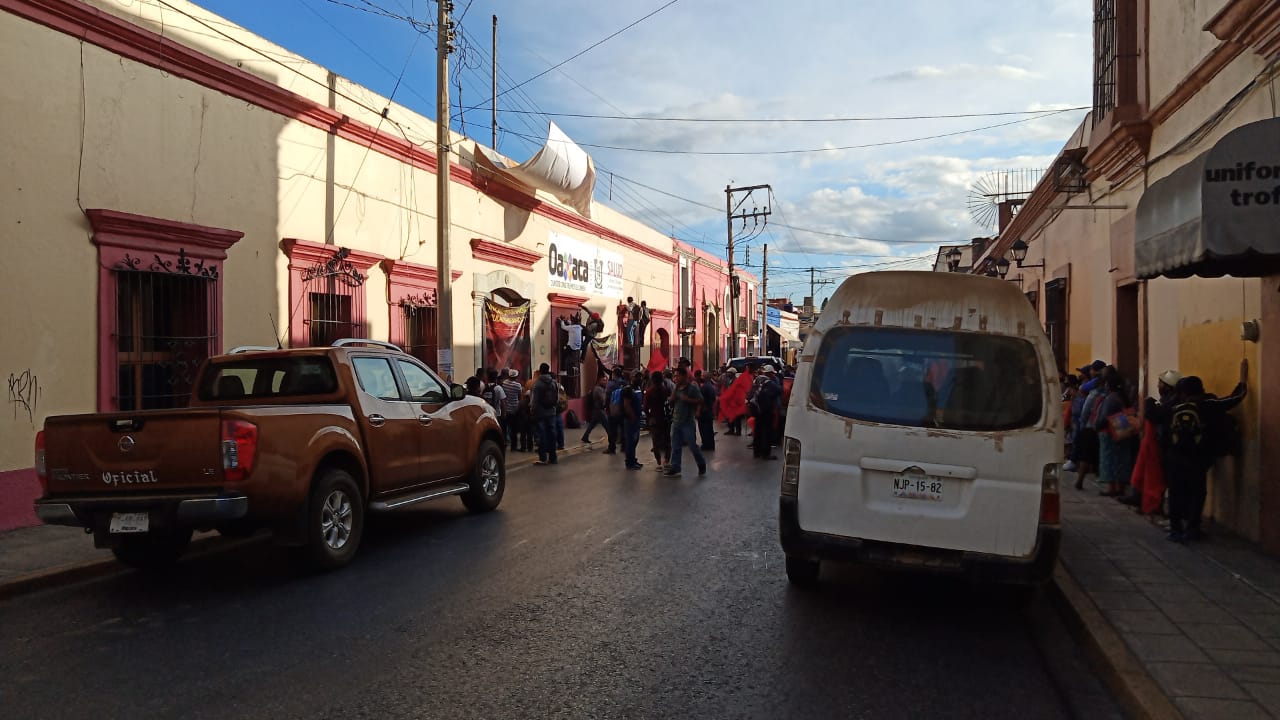 Reportan bloqueo en el Centro Histórico de Oaxaca | El Imparcial de Oaxaca