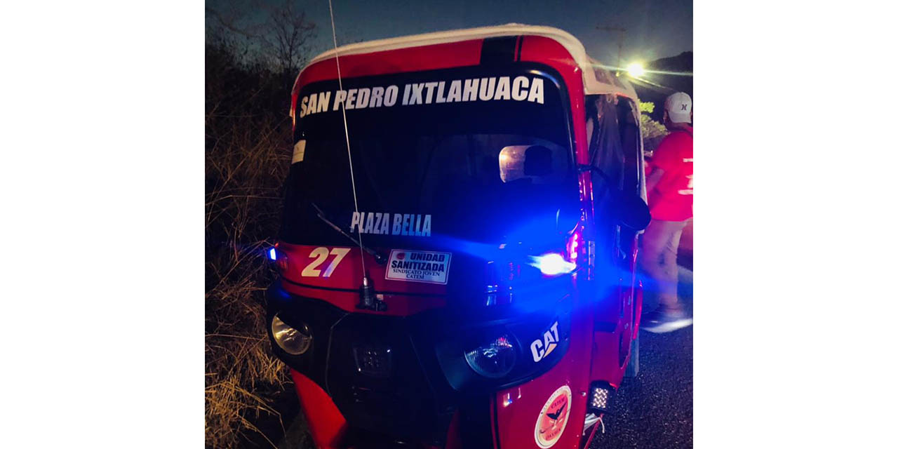 Mototaxista provoca un fuerte accidente en Atzompa | El Imparcial de Oaxaca
