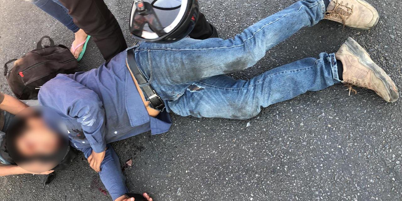 Atropellan a un motociclista en el Columpio de Ixcotel | El Imparcial de Oaxaca