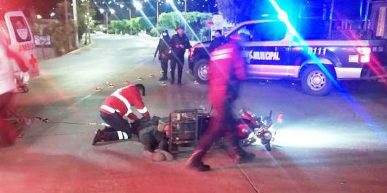 Grave motociclista al sufrir accidente | El Imparcial de Oaxaca