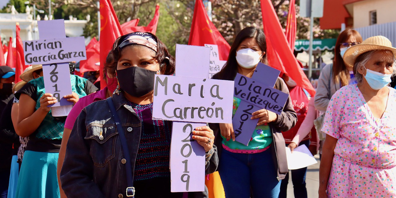 Marchan mujeres en Oaxaca; exigen alto a la violencia feminicida | El Imparcial de Oaxaca