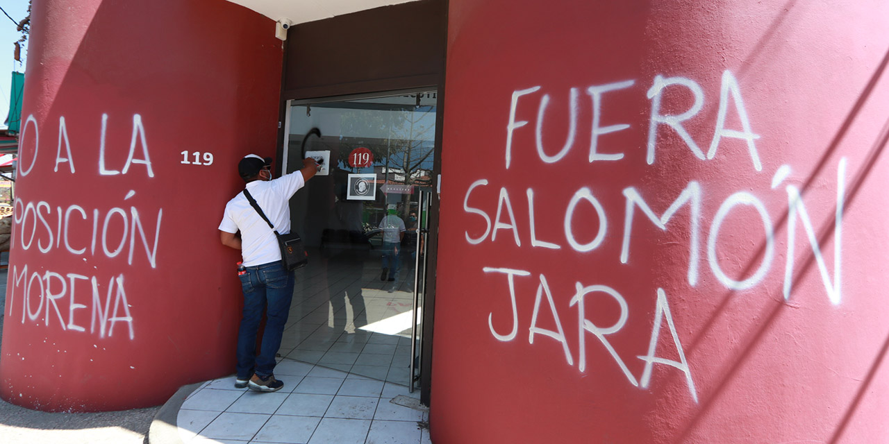 Estalla paro en Policía Estatal; exigen renuncia de Salcedo