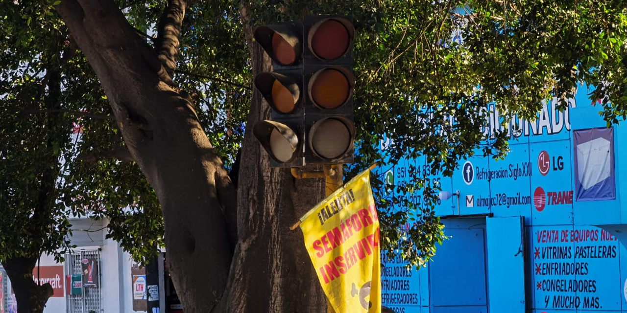 Semáforos inservibles de Oaxaca, un factor de accidentes en avenidas principales | El Imparcial de Oaxaca