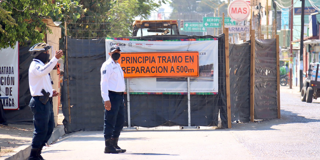Obras del Citybus en Oaxaca avanzan lento