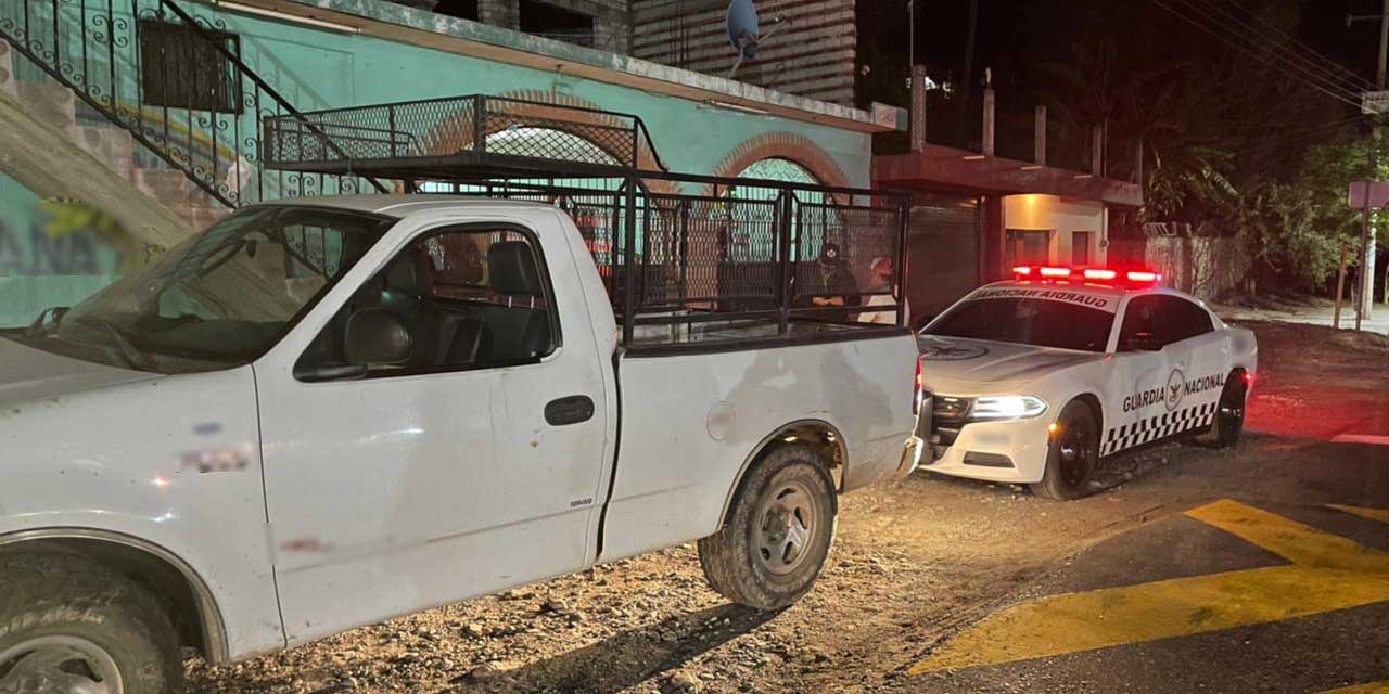 Guardia Nacional detiene a un sujeto que viajaba armado en San Pedro Totolapan | El Imparcial de Oaxaca