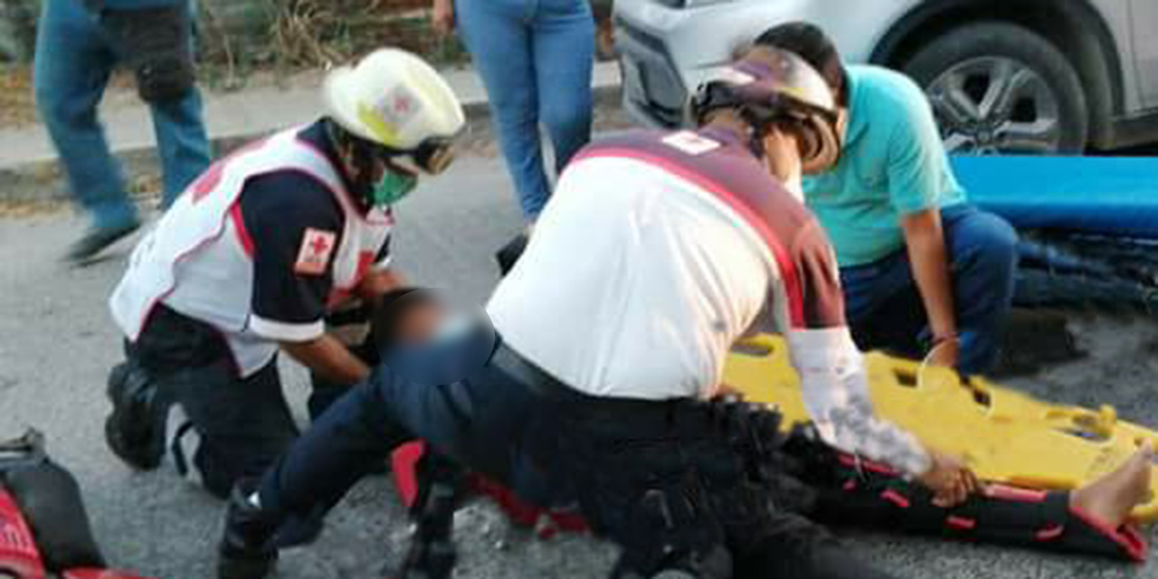 Motociclista se accidenta en Salina Cruz | El Imparcial de Oaxaca