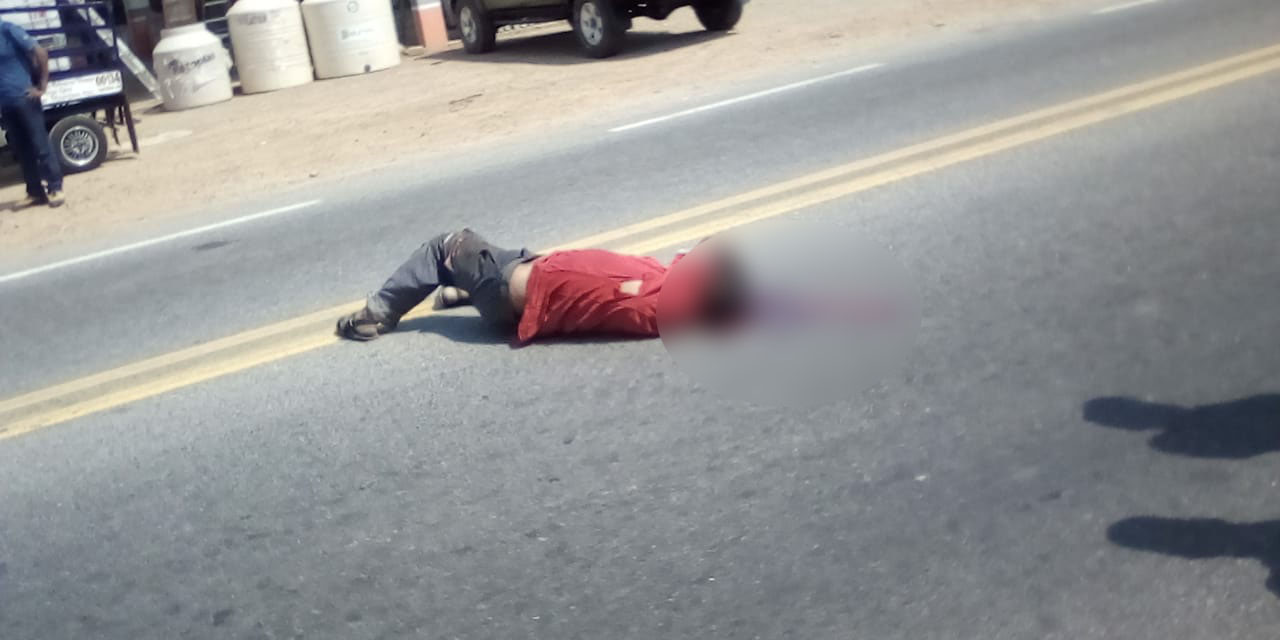 Fallece un hombre tras ser atropellado en Tehuantepec
