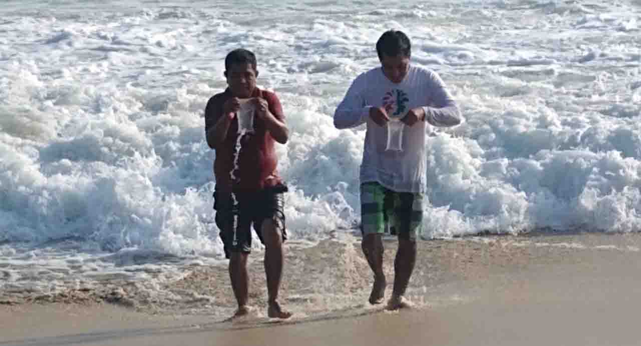 Toman muestra para la calidad del agua en playas de Puerto Escondido | El Imparcial de Oaxaca