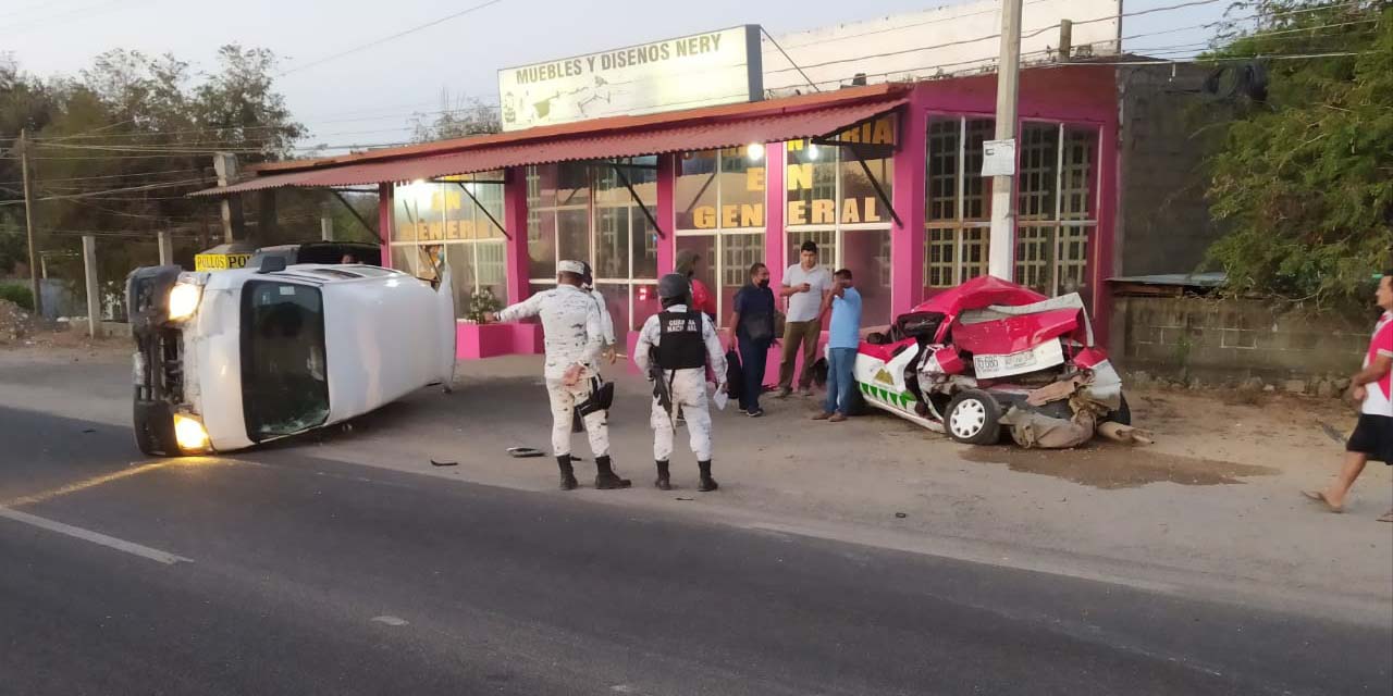 Fuerte accidente en carretera Tehuantepec-Salina Cruz | El Imparcial de Oaxaca