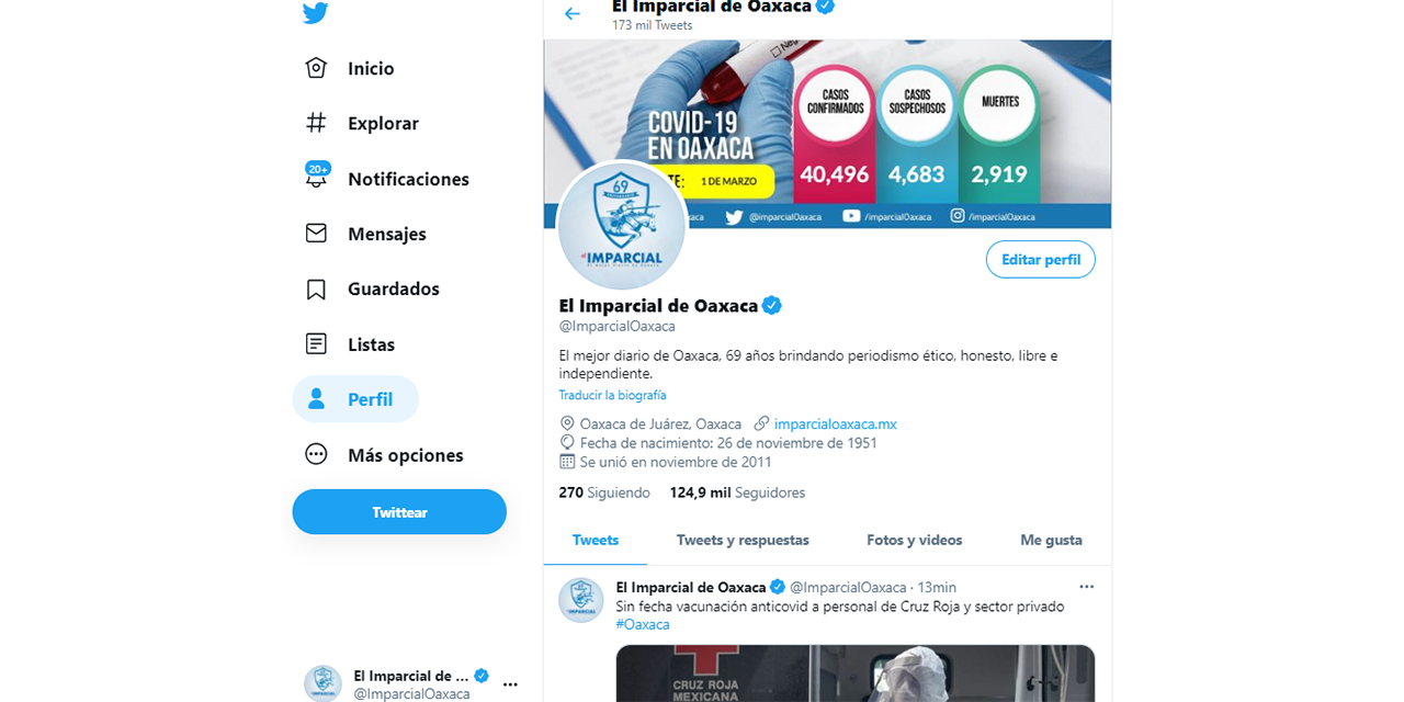 Twitter combatirá la desinformación de vacunas Covid-19 | El Imparcial de Oaxaca