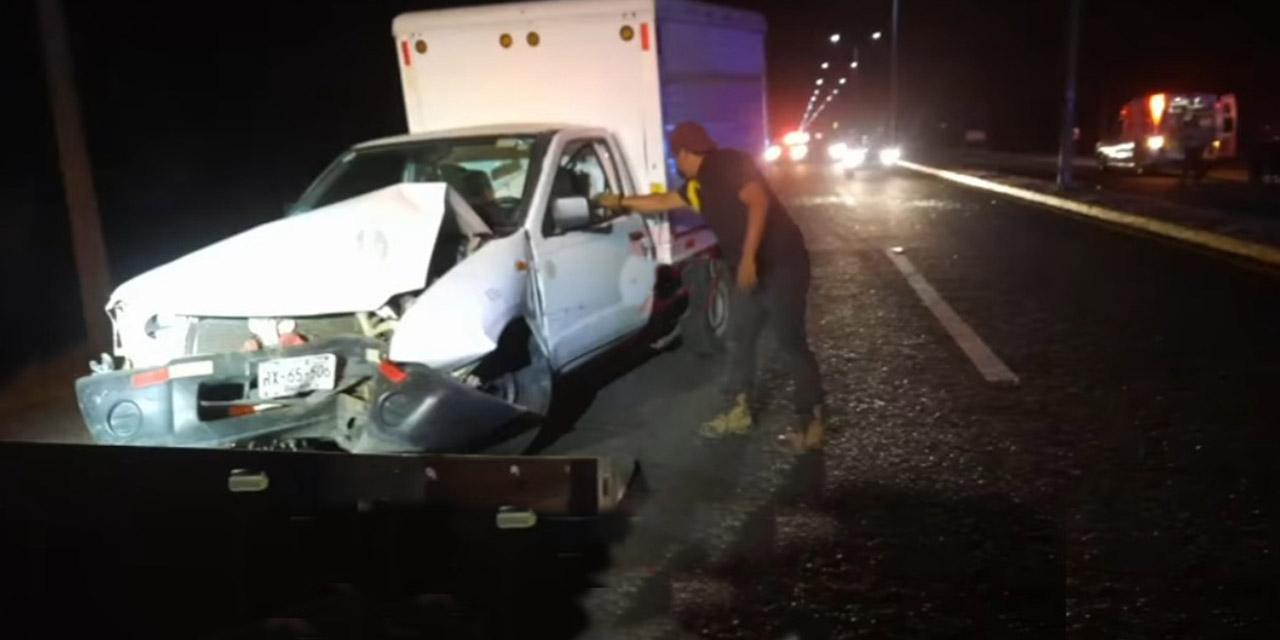 Aparatoso accidente en “Los Manguitos”, Tehuantepec
