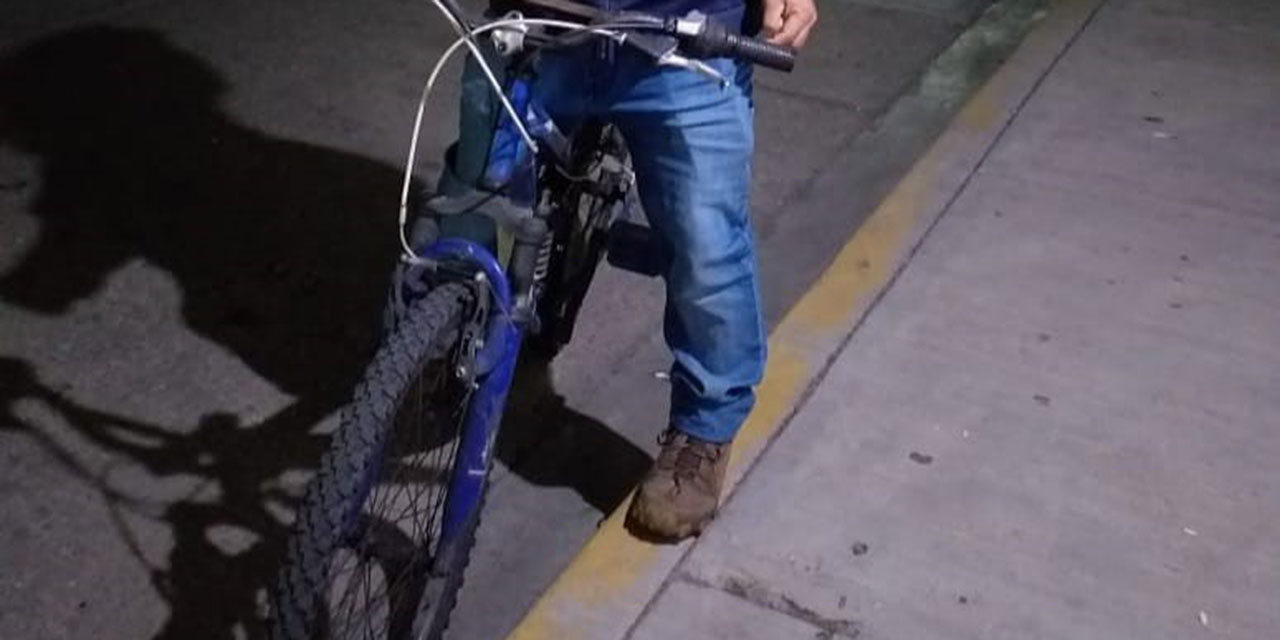 Roban bici en la colonia Reforma