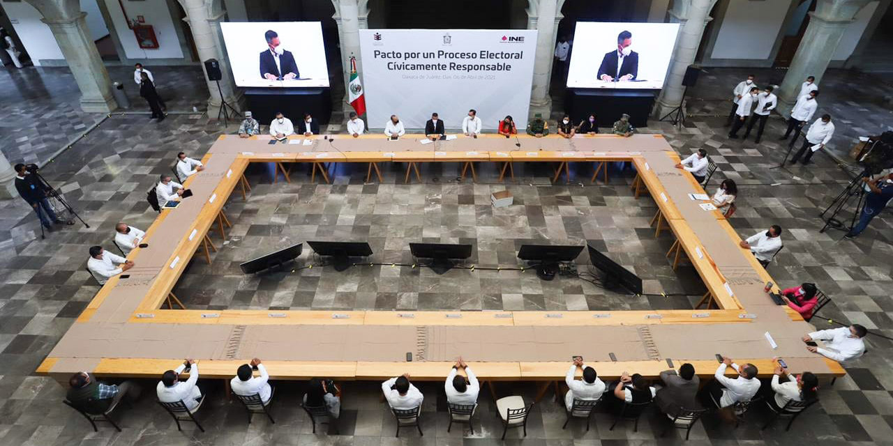 Firman pacto de civilidad para elecciones seguras | El Imparcial de Oaxaca Firman pacto de civilidad para elecciones seguras | El Imparcial de Oaxaca