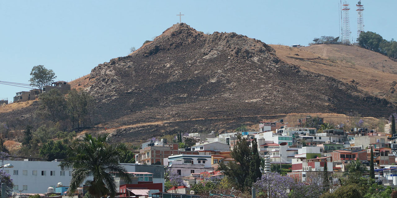 Van más de 60 incendios forestales en la capital oaxaqueña