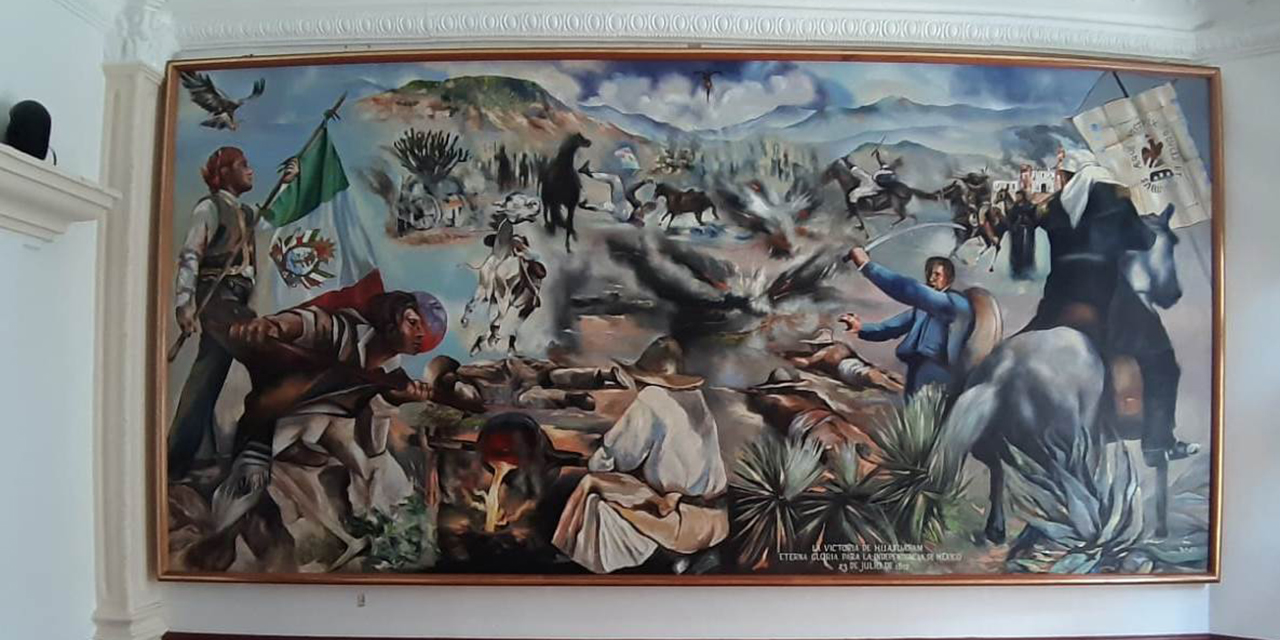 Develan pinturas al óleo para el Salón de Cabildos de Huajuapan | El Imparcial de Oaxaca