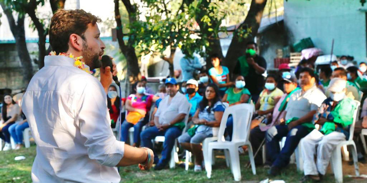Pepe Estefan asume el compromiso de mantener vigentes postulados de la 4T | El Imparcial de Oaxaca