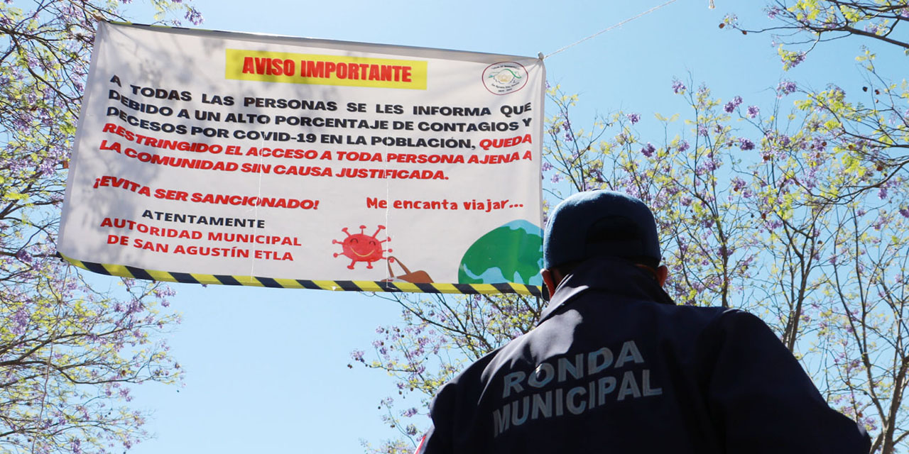 Comunidades de los Valles Centrales de Oaxaca refuerzan sus filtros sanitarios | El Imparcial de Oaxaca