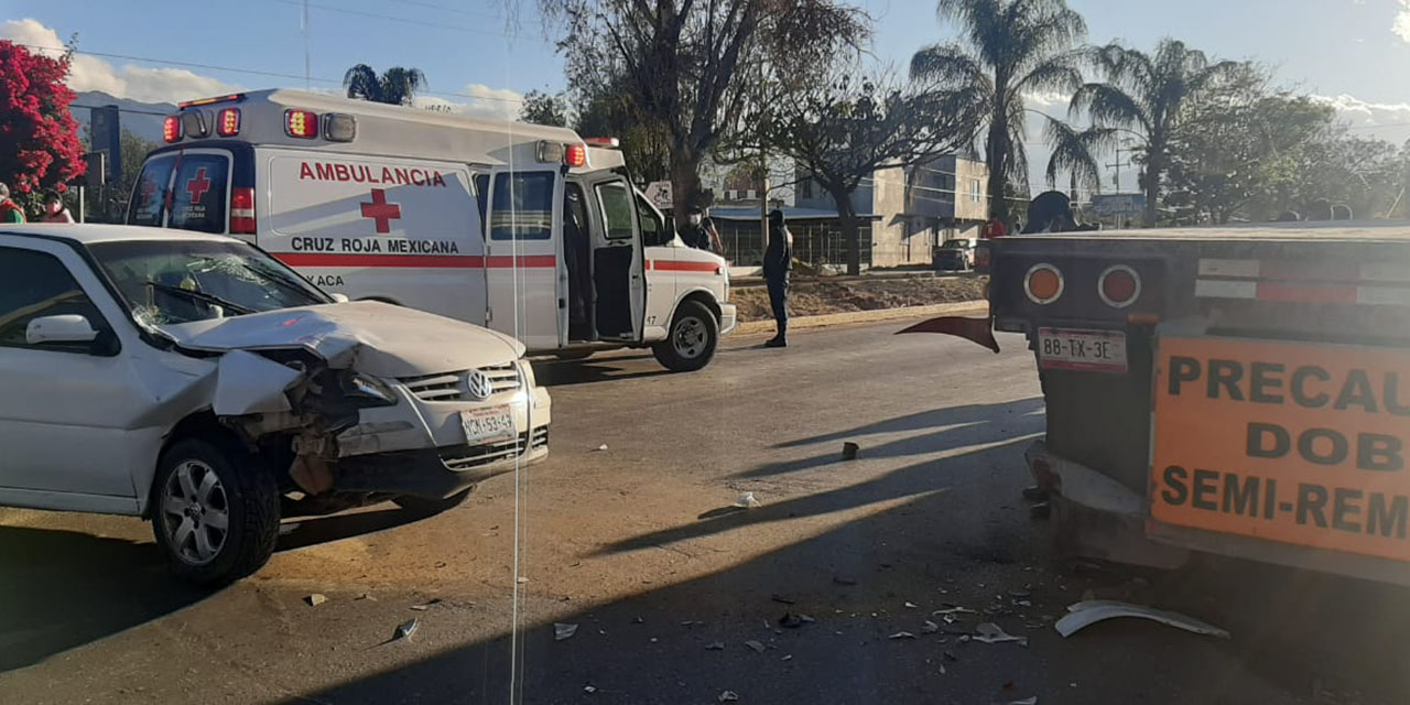 Dos choques en la capital oaxaqueña dejan heridos | El Imparcial de Oaxaca