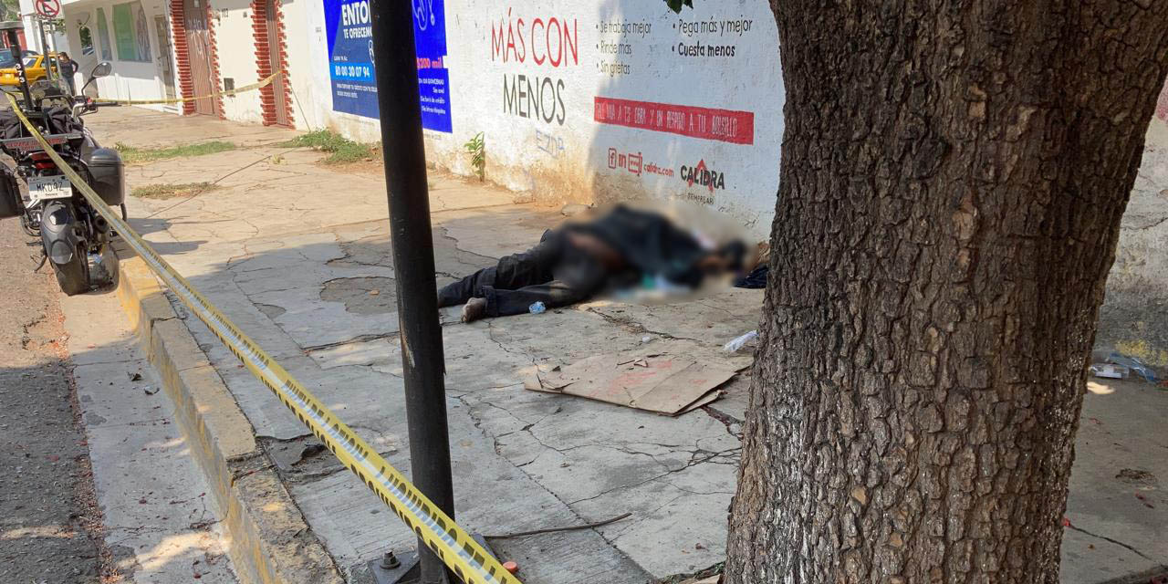 Muere hombre en situación de calle en la capital oaxaqueña | El Imparcial de Oaxaca