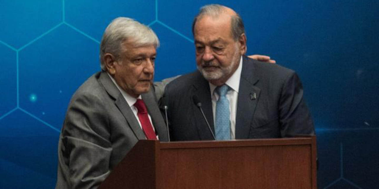 Slim cree en el país, está invirtiendo: López Obrador | El Imparcial de Oaxaca