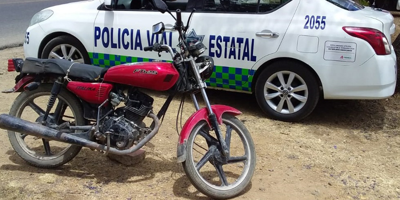 ¡Cae con moto robada! | El Imparcial de Oaxaca