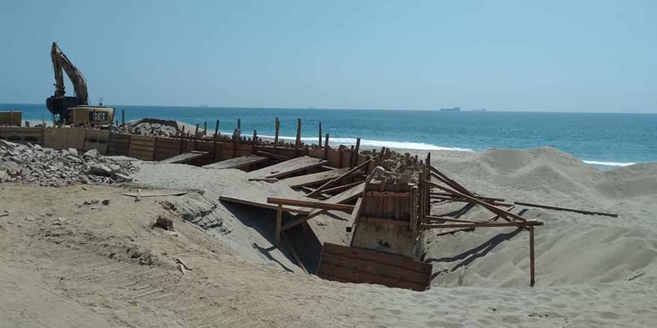 Pese a conflictos, avanza construcción del malecón