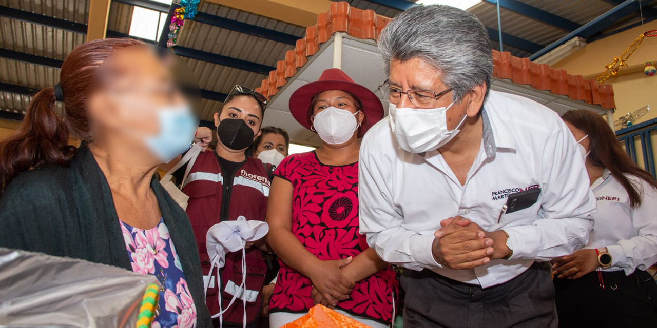 Rey David promete áreas de atención a las mujeres