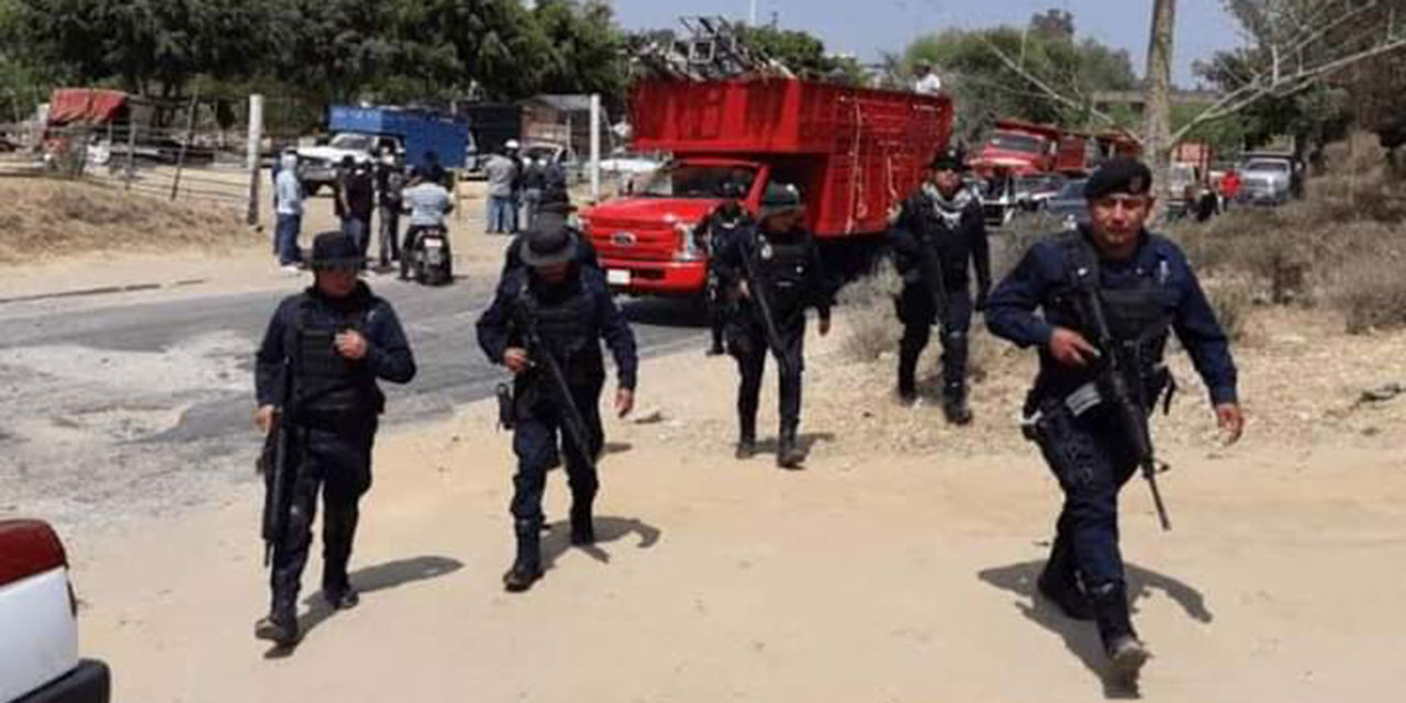 Policía realiza despliegue para prevenir conflicto en la Central de Abasto | El Imparcial de Oaxaca