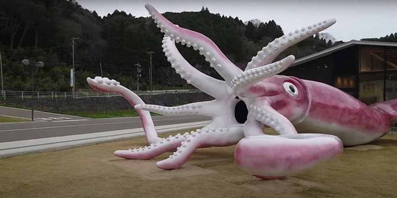 Pueblo compra estatua gigante de calamar con dinero para la lucha contra covid | El Imparcial de Oaxaca