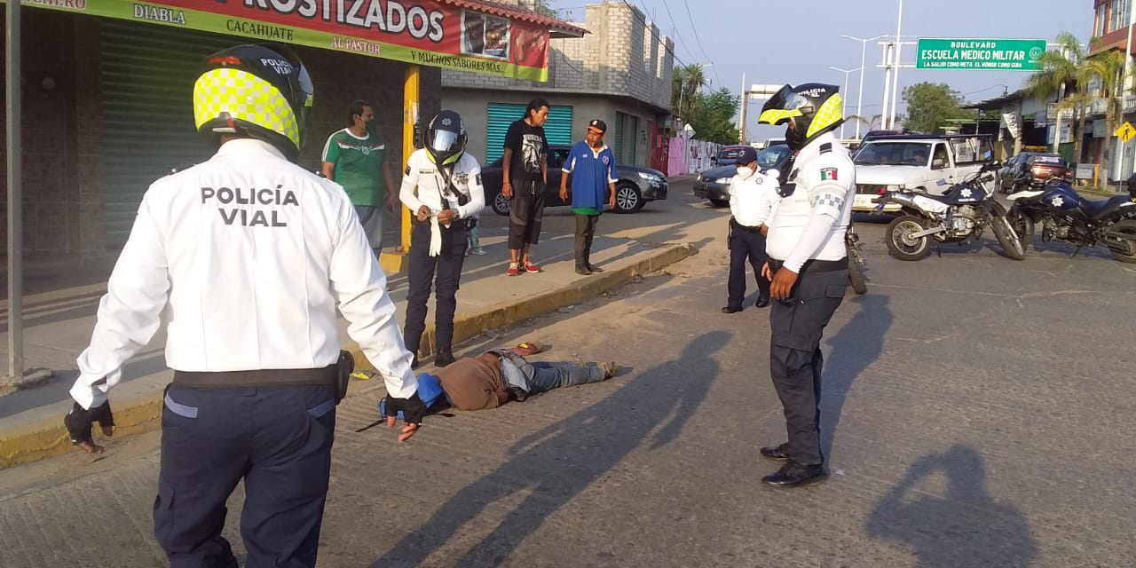 Urbanero atropella a ciclista en carretera a Cuilapam | El Imparcial de Oaxaca