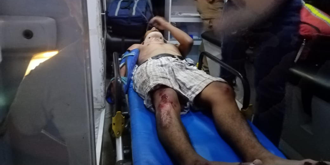 Motociclista derrapa violentamente en Pinotepa | El Imparcial de Oaxaca