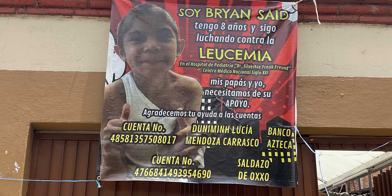 Titánica lucha de Bryan contra la leucemia | El Imparcial de Oaxaca Titánica lucha de Bryan contra la leucemia | El Imparcial de Oaxaca