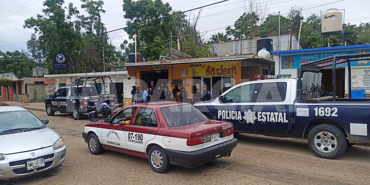 Reportan riña y detonaciones de arma de fuego la agencia municipal de Santiaguito, Etla