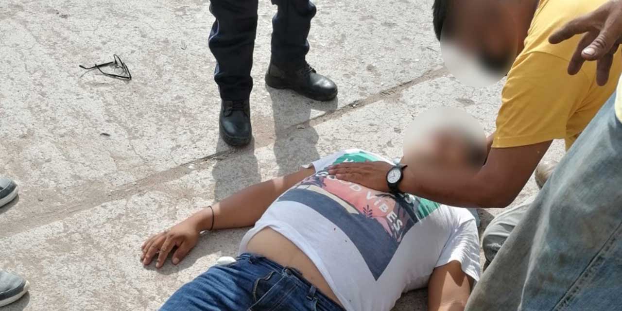 Motociclista se estampa contra camioneta en Huajuapan | El Imparcial de Oaxaca