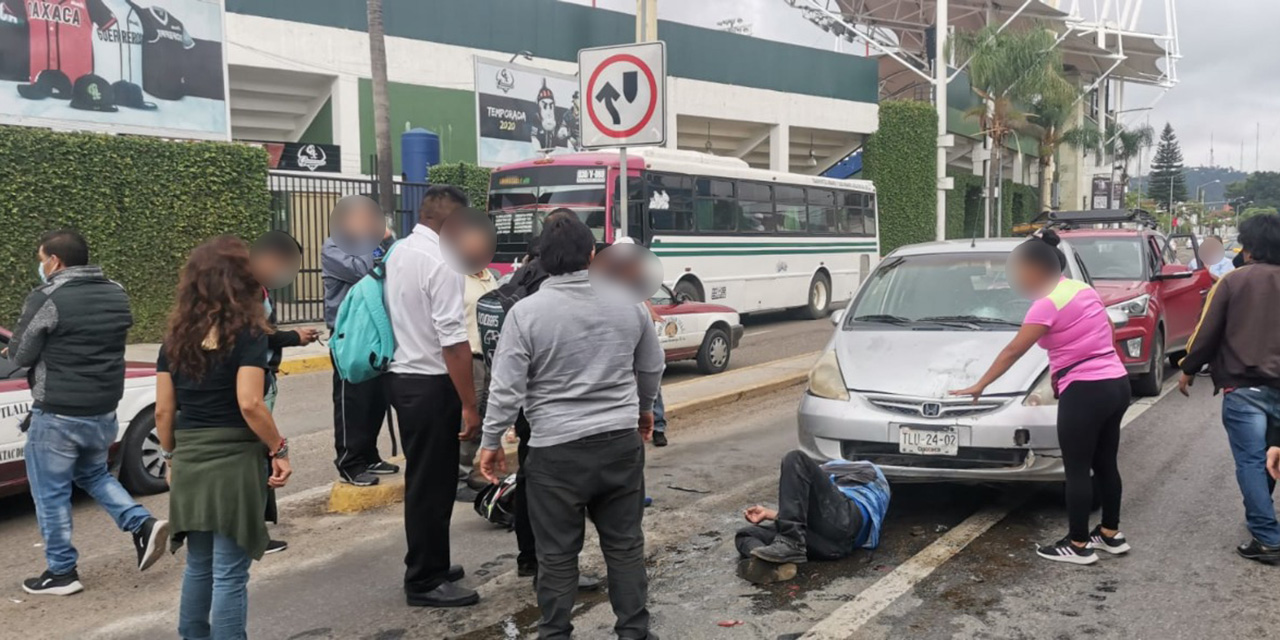 Video: Conductor ebrio arrolla a motociclistas en Oaxaca | El Imparcial de Oaxaca