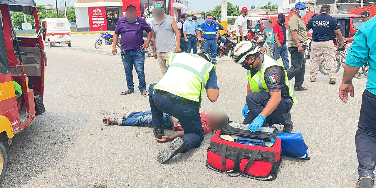 Camión embiste a mototaxi en Juchitán | El Imparcial de Oaxaca Camión embiste a mototaxi en Juchitán | El Imparcial de Oaxaca