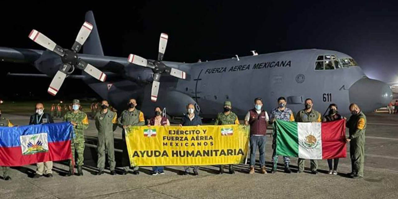 Llega a Haití la ayuda humanitaria enviada por México | El Imparcial de Oaxaca
