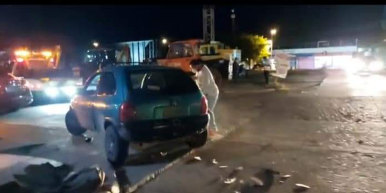 Ebrio conductor impacta a taxi en Ixtepec | El Imparcial de Oaxaca