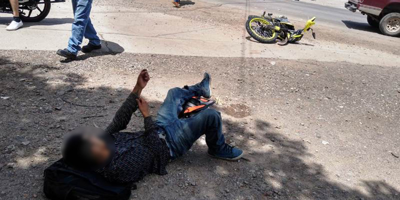 Motociclista se lesiona en accidente en la Mixteca | El Imparcial de Oaxaca