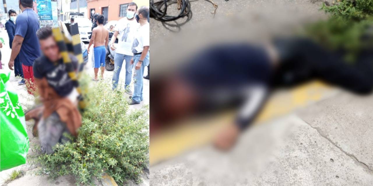 Les dan su estate quieto a presuntos ladrones
