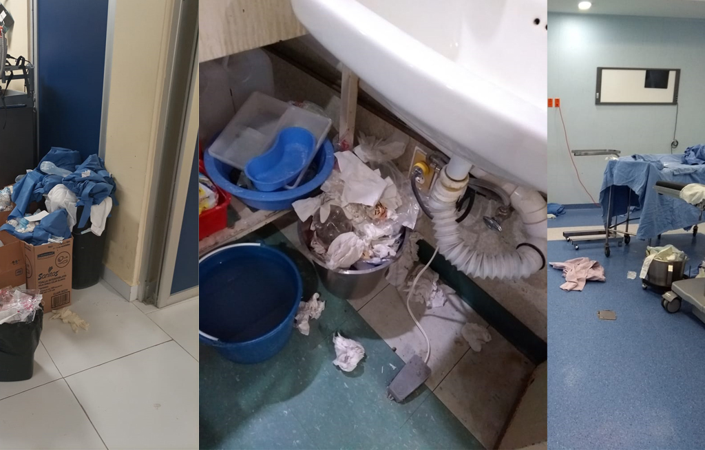 Hospital Civil con pasillos y quirófanos llenos de basura | El Imparcial de Oaxaca