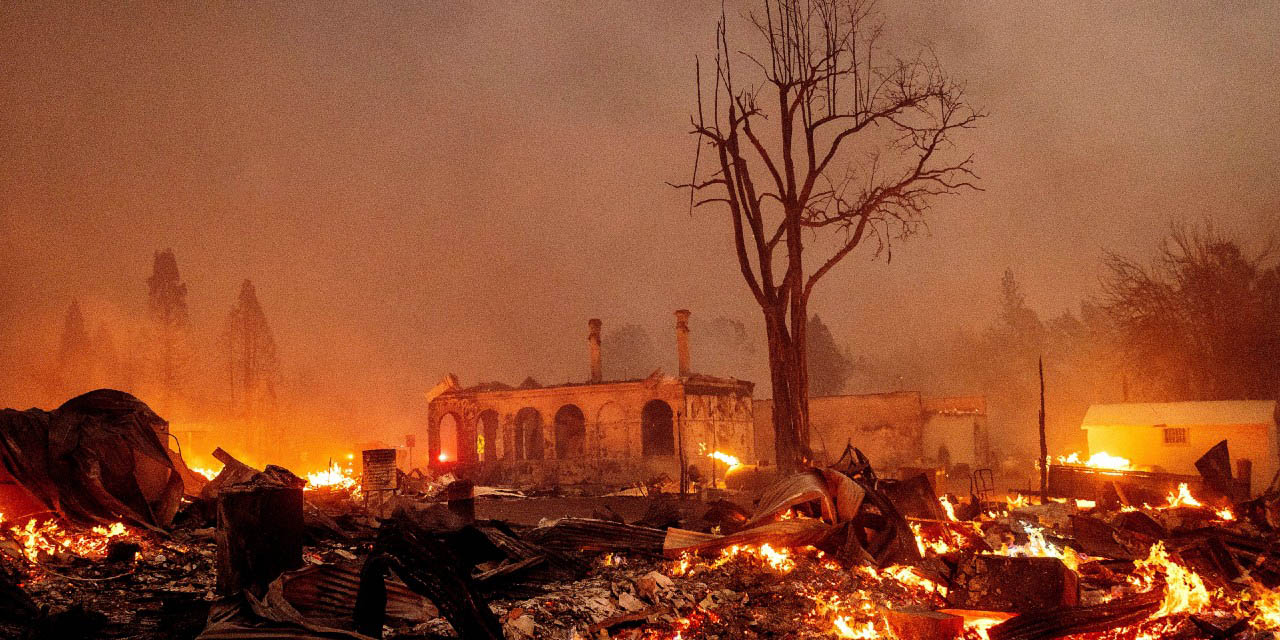 Greenville, así fue como quedó el pueblo de California consumido por enorme incendio | El Imparcial de Oaxaca