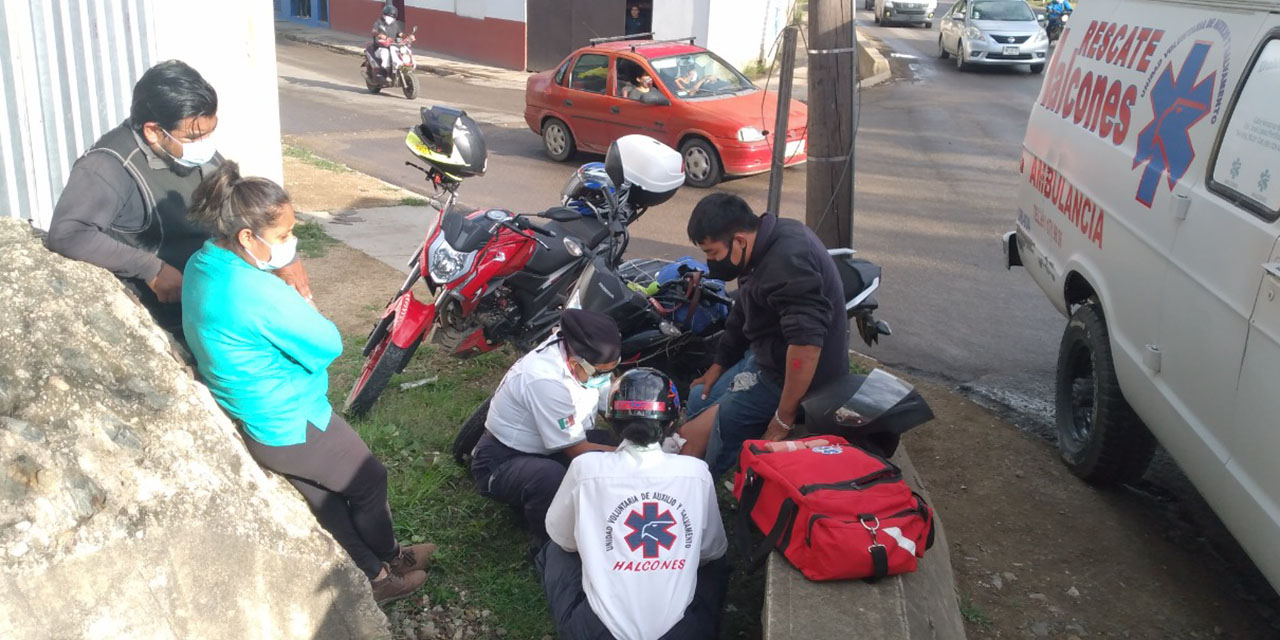Automovilista provoca derrape de motociclista | El Imparcial de Oaxaca