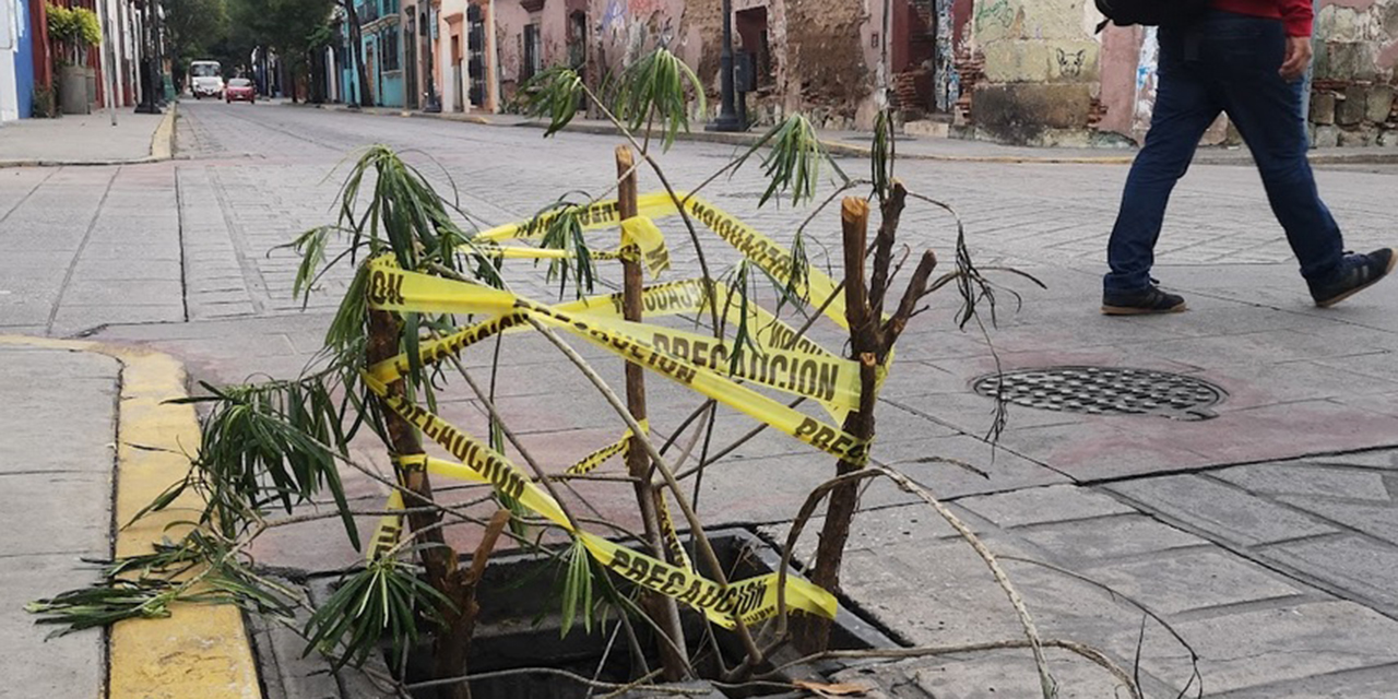 Imparable robo en el alcantarillado de la capital oaxaqueña; “esfuman” tapas de registro | El Imparcial de Oaxaca