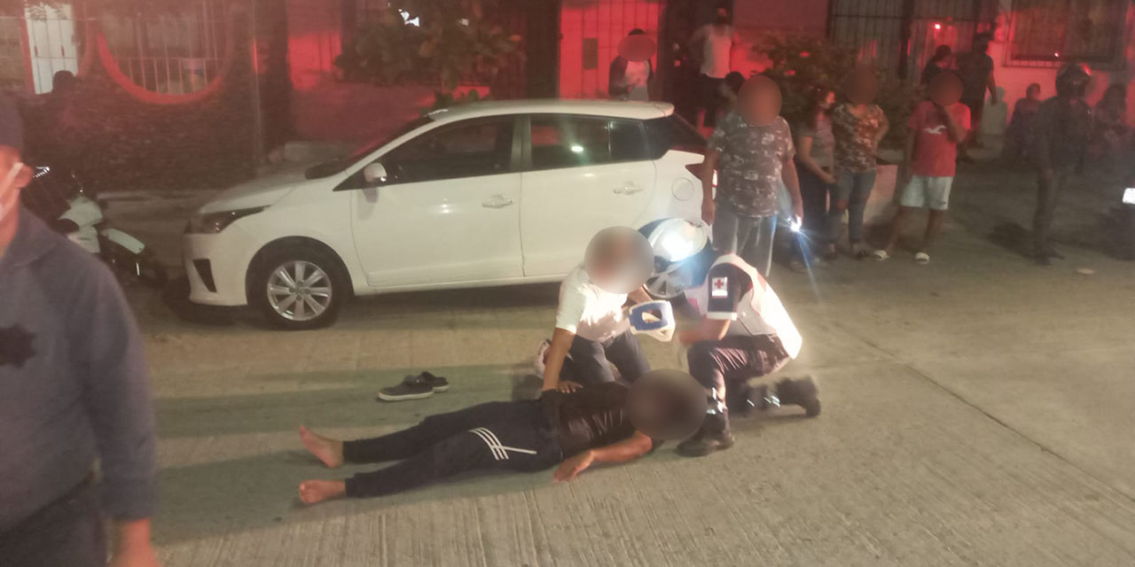 Repartidor de pizzería sufre accidente | El Imparcial de Oaxaca Repartidor de pizzería sufre accidente | El Imparcial de Oaxaca