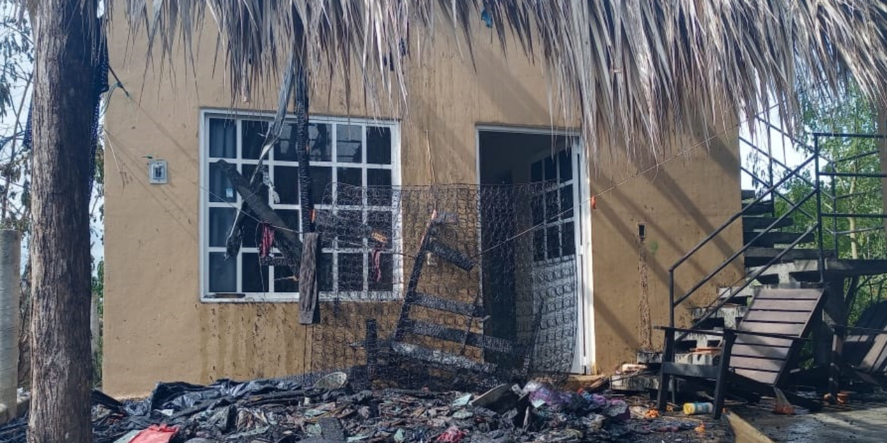 Se incendia vivienda en Mazunte | El Imparcial de Oaxaca Se incendia vivienda en Mazunte | El Imparcial de Oaxaca