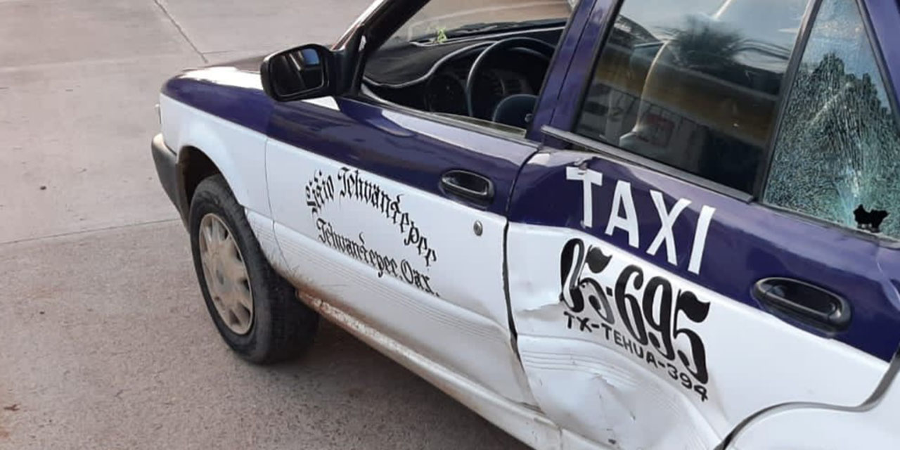Impacta a taxi en Tehuantepec y huye del lugar | El Imparcial de Oaxaca